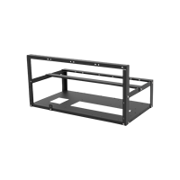 Tilta-boîtier d'air ouvert en acier, cadre pour ordinateur, GPU PC 8, support de plate-forme pour cadre de montage 8 gpu