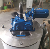 Machine à glace en flocons de 2 tonnes à commande automatique pour l'industrie de la pêche, machine à glace en flocons