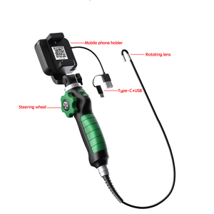Endoscope industriel haute définition 360 degrés avec objectif 3,9 mm/6,4 mm/8,5 mm, 1080P, 200W pixels, indice de protection IP67, éclairage LED, USB-C automatique - Product Image 4