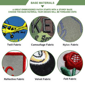 Toptan AWELLS Promosyon İşlemeli Ütüyle Yapışan Kanvas Spor Kulübü Logosu Arması Okul Rozeti Ödülleri Üniforma Ceket Ödül Keçesi - Product Image 3