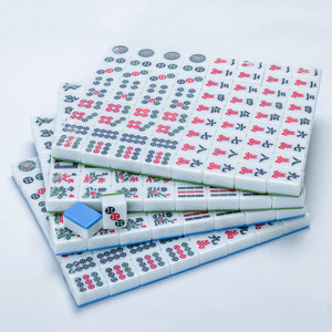 <b>Mahjong</b> Machine Automatic Home <b>Set</b> Melamine White Universal Chess Card Entertainment - Product Image 5