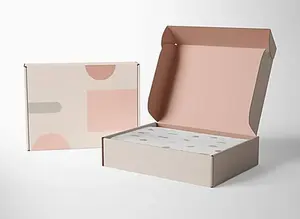 Embalagem impressa personalizada Caixa ondulada colorida Caixa de envio personalizado por atacado com caixa do logotipo
