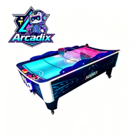 Machine de jeu de hockey sur air à monnayeur, table d'arcade pour 2 joueurs, machine de jeu de sport électrique d'intérieur pour parc d'attractions