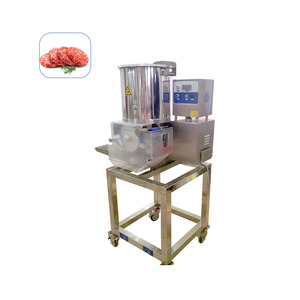 เครื่องทำเนื้อสับอัตโนมัติสแตนเลสสำหรับทำแฮมเบอร์เกอร์ เครื่องขึ้นรูปเค้กปลาสำหรับครัว - Product Image 5