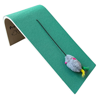 Usine nouveau Design papier de verre chat chien planche à gratter solide bois chat animal de compagnie clou-classement griffoir