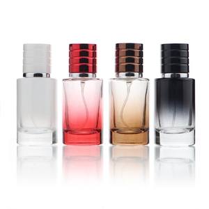 Luxury Eco-Friendly round Clear Glass <b>Perfume</b> <b>Bottle</b> Wholesale 30ml 50ml 100ml Cylinder Shape with Pump Sprayer - Product Image 3
