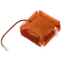 Ventilateur de refroidissement en aluminium Snowhite, 55mm, 2 broches, dissipateur thermique adapté au PC, ordinateur, processeur, carte vidéo VGA, VC899 P18 0.25