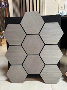 Akupanels au design moderne Panneaux muraux acoustiques à lattes de bois MDF Panneaux en bois insonorisants pour chambre à coucher hôtel Modèle 3D Design - Product Image 4
