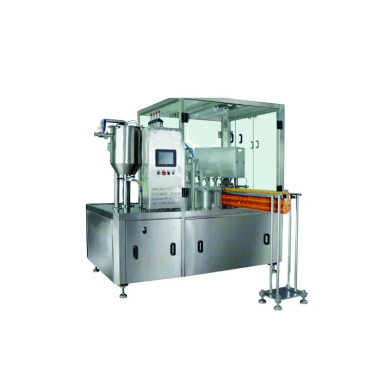 Automatic stand up pouch with spout filling capping machine