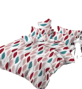 Cheap disperse printed 100% polyester microfiber bedsheet bedding textile fabric custom print
