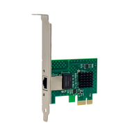 Carte réseau serveur Ethernet EDUP EP-9673 PCIe Intel I225-V à port unique 2,5 G pour système informatique