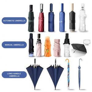 Parapluie pliant automatique personnalisé pour couples, idéal pour les voyages en extérieur, protection solaire et pluie, avec logo - Product Image 2