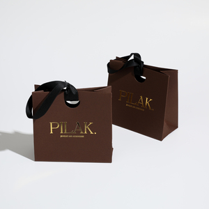 Bolsa de Regalo de Cartón Blanca Personalizable con Logotipo Impreso, Bolsa de Papel Kraft para Cosméticos, Lápiz Labial y Joyería - Product Image 3