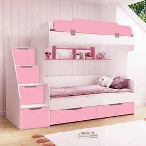 NOVA White-cama de nido Xl para niños jóvenes, <span class=keywords><strong>litera</strong></span> de madera sólida para niños pequeños - Product Image 3