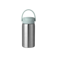 Boîte cadeau personnalisée Everich Patent, bouteilles d'eau en acier inoxydable à double paroi et en Tritan de 500 ml (18 oz), faciles à nettoyer, avec couvercle à bec verseur, design moderne