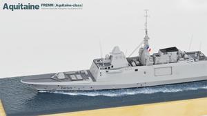 1/700 marine française classe <span class=keywords><strong>Aquitaine</strong></span> frégate D650 <span class=keywords><strong>Aquitaine</strong></span> ornement de bureau - Product Image 6