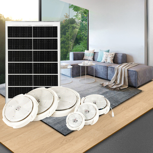 Led ngoài trời ánh sáng hiện đại đèn chùm năng lượng mặt trời ánh sáng Trần với điều khiển từ xa trong nhà 3 chế độ Dimmable không thấm nước Patio vườn corr - Product Image 2