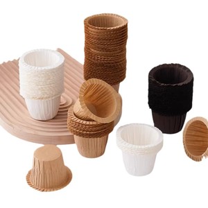 Vasos de Papel para Hornear Tulip, Resistentes al Aceite, para Muffins, Blancos, Marrones, Color Natural, 40gsm, Aptos para Horno - Product Image 5