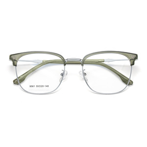 Montures de lunettes rectangulaires tendance pour hommes 9561 – Monture complète en résine confortable, origine Danyang - Product Image 2