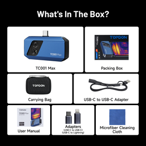 Câmera Térmica Infravermelha Móvel TOPDON TC001 Max com Lentes Duplas, Imagem Térmica de Longo Alcance e Compatibilidade Multi-Sistema - Product Image 6