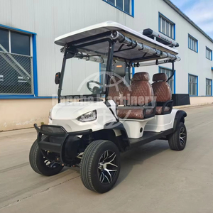48V/72V batterie/carburant personnalisé 4 sièges voiturette de golf voiture de tourisme électrique voiture de club voiturette de golf électrique chariot de chasse classique - Product Image 1