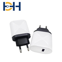 Cargador Rápido USB QC3.0 de 20W, Adaptador de Corriente para Teléfono Móvil con Protección
