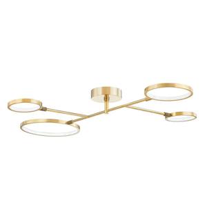 Lustre suspendu moderne de luxe en laiton cannelé carré |   Éclairage opulent pour salle de banquet d'hôtel et hall d'accueil haut de gamme - Product Image 6