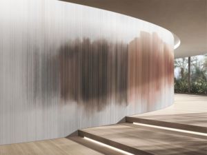 Carta da Parati Murale Moderna Personalizzata con Gradiente, Strisce Verticali e Effetto Ombré, Decorazione Murale per Corridoi e Ingressi, <span class=keywords><strong>Facile</strong></span> da Installare - Product Image 2