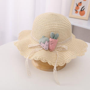 قبعات قش للأطفال عالية الجودة بالجملة مع حقيبة مطابقة، قبعات صيفية رخيصة للفتيات، قبعات قش للأطفال مريحة - Product Image 6