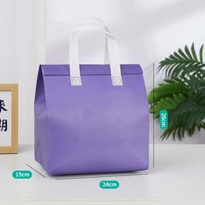 ถุงเก็บความร้อนแบบใช้แล้วทิ้งสำหรับส่งอาหารและเครื่องดื่ม ทำจากวัสดุไม่ถักทอ รีไซเคิลได้ - Product Image 5