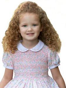 Ropa Infantil Personalizada, Vestido de Verano con Estampado para Niñas, Vestido de Manga Corta con Cuello de Pétalos - Product Image 4