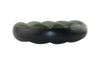 Tapis d'air de siège gonflable en PVC vert 46*32*10 cm oreiller de bateau de pêche en plein air étanche accessoire d'artisanat de jeu d'eau charge 100KG