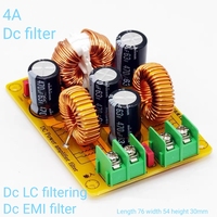 Filtre passe-bas DC LC 4A 10A 20A EMI Éliminer les interférences électromagnétiques DC Commutation PUISSANCE EMC Amplificateur audio de voiture 12V 24V