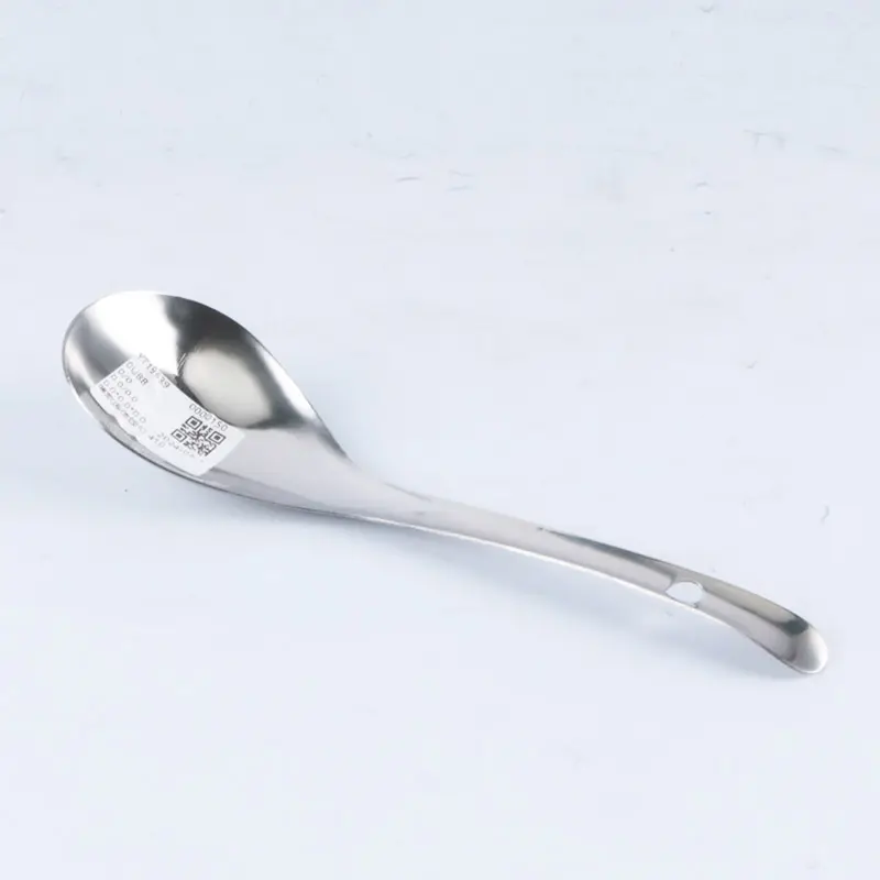 Rice Scooper Stainless Steel Paddle Large Soup Spoon Kitchen Utensil for Home Kitchen Stainless Steel Spoon