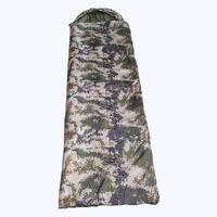 Desain Camo Penahan Panas Poliester 4 Musim Kantong Tidur Darurat Portabel untuk Satu Orang Model Amplop