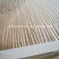 Matériaux acryliques personnalisés, texture spéciale, motifs, feuilles/panneaux en plastique décoratif en plexiglas PMMA Perspe