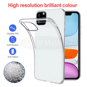 Étui de téléphone transparent en TPU acrylique transparent antichoc mince pour <span class=keywords><strong>iPhone</strong></span> <span class=keywords><strong>11</strong></span> Pro Max X/XS XR 7/8 Plus 5,8/6,1/6,5 pouces - Product Image 6