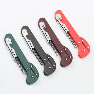 Sẵn Sàng Để Tàu Biểu Tượng Tùy Chỉnh Thép Không Gỉ Phẳng Phong Cách Hiện Đại Rượu Vang & Bia Mở Lưỡi Lá Cắt Corkscrew Dễ Dàng Mở Thanh Sử Dụng - Product Image 2