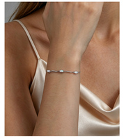 MOYU Bijoux personnalisables OEM ODM Style minimaliste Bracelet en argent sterling 925 fin avec opale pour femmes