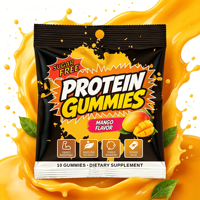OLLI Private Label Sports Nutrition Isolat de protéines de lactosérum pour la construction musculaire et le soutien protéiné quotidien, Gummies pour développer la masse musculaire