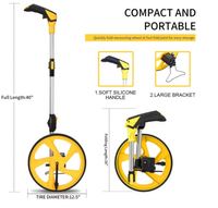Vente directe d'usine, roue de mesure manuelle, télémètre pliable