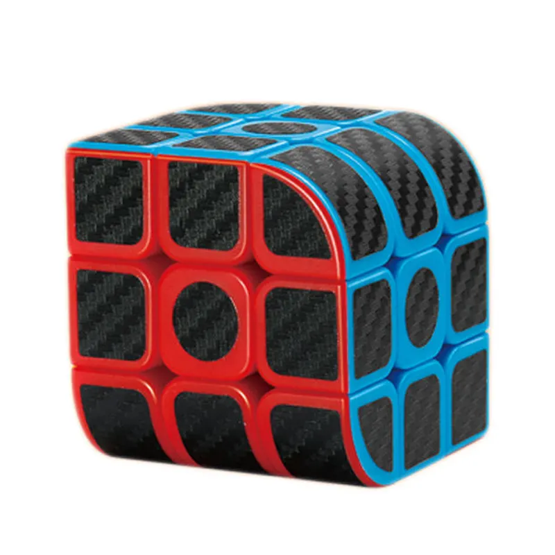 Los niños alivian el estrés cubo mágico único 3x3 juguetes 3D descompresión sensorial juguete antiestrés cubo Fidget Juguetes