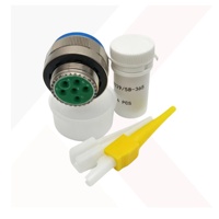 D38999/20FD19PE D38999 Industrial Circular Connector 14 Pin Female Receptacle Jam Nut for Control Cabinet D38999 Connector