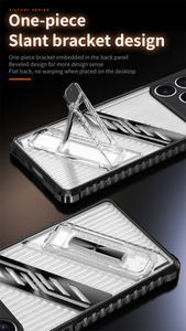Funda Protectora Anticaídas y Antiarañazos con Soporte Inclinado, Marco Elevado para Cámara y Pantalla, para Tecno Pova <span class=keywords><strong>7</strong></span>/Pova 6/Camon 30 - Product Image 2