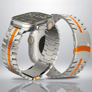 <span class=keywords><strong>Correa</strong></span> de Reloj BEEFLYPOWER de Aleación de <span class=keywords><strong>Titanio</strong></span> y Acero Inoxidable de 45 mm y 49 mm para <span class=keywords><strong>Apple</strong></span> <span class=keywords><strong>Watch</strong></span> Series 11 10 Ultra 9 8 7 6 - Product Image 1
