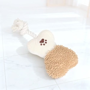 Hot Sale Classic Eco-Friendly Cat Toy Self Entertainment Chew Resistant Plush <b>Rope</b> Knot Squeaky Puppy Tug of Wa - Product Image 3