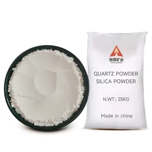 50-100 Micron high grade fused powder pure fine white colored quartz silica powder