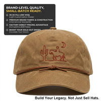 Casquette de baseball unisexe réglable style Dad Hat, 6 panneaux, en cuir WesternCowboy Oxford avec patch, effet vieilli et délavé, modèle sportif vintage 2026