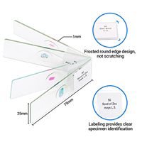Student Parasitology Preparation Glass Hybrid Microscope Slide Set Teaching Resource for Microscope Studies Slide for Students