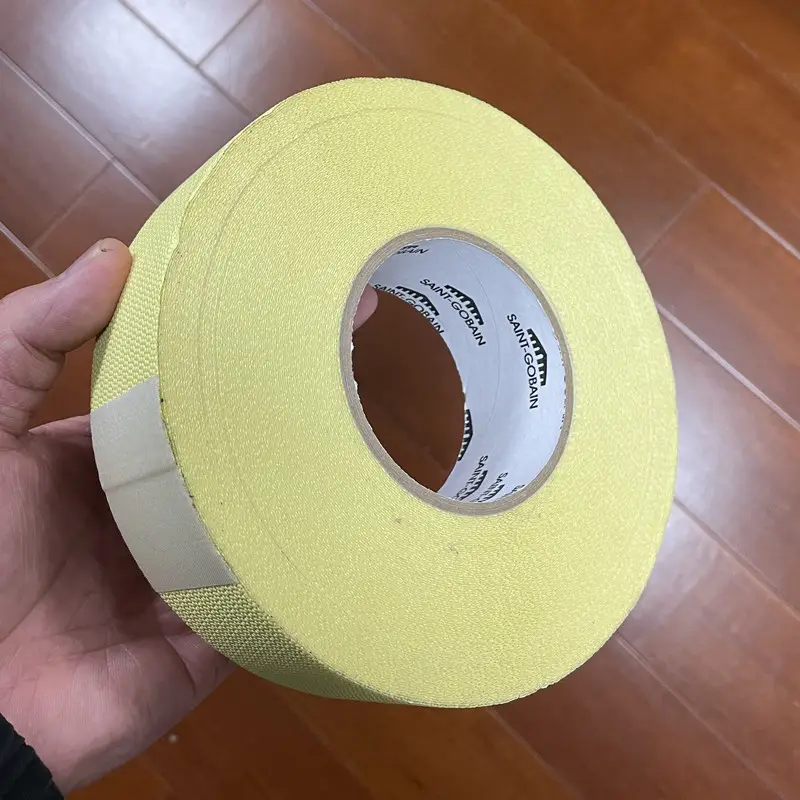 Saint Gobain 2975 8RY silicone coated fiberglass adhesive tape plasma thermal spraying cover tape hot air spraying protect tape